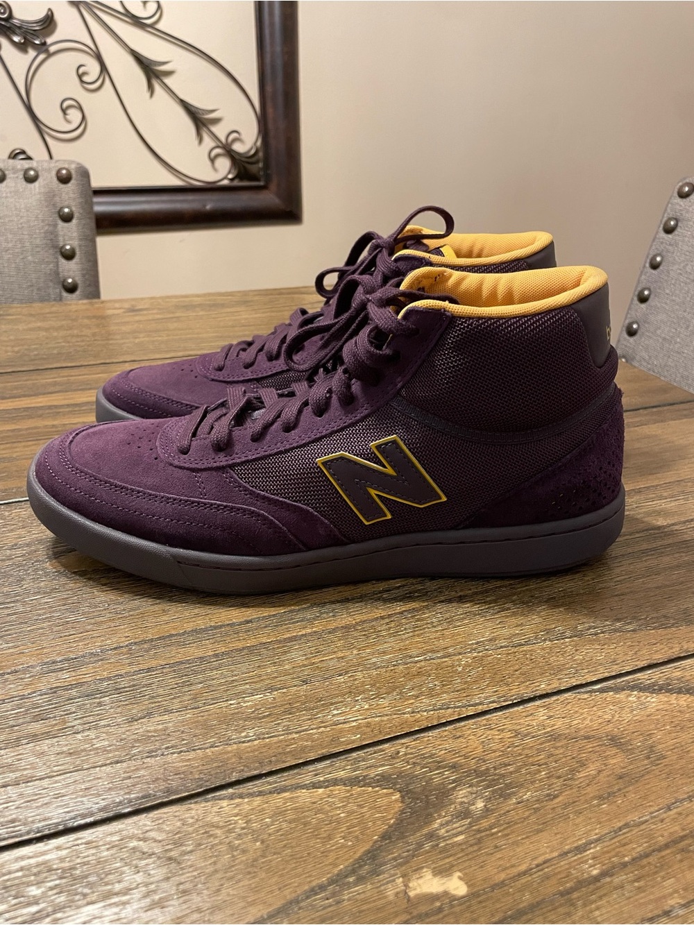 New Balance Numeric 440 High Purple Gold NM440HWE Mens 11 Womens 12.5 Skate Shoe